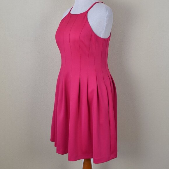 Calvin Klein Scuba Fit and Flare Dress - 12 - Picture 3 of 8